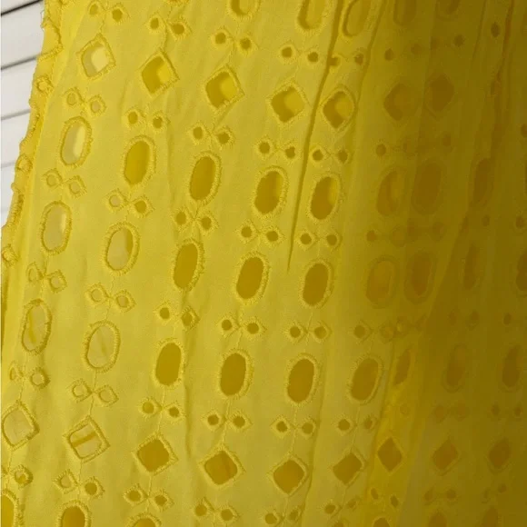 Lilly Pulitzer Sunny Yellow Eyelet Top - Picture 2 of 6